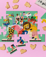 Load image into Gallery viewer, 24 Piece Kids Puzzle  - Animal Carnival
