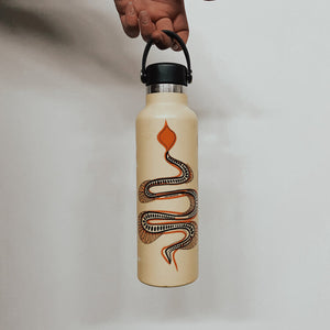 Fierce ll Snake Orange Sticker