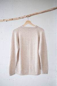 Classic Alpaca Jumper: Oat