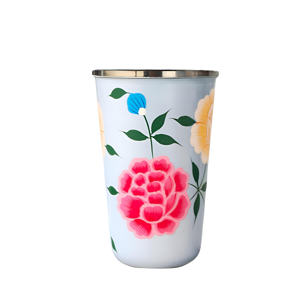 Large Tumbler - Fleur - Bluebird
