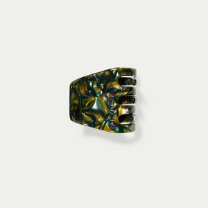 Petite Claw Clip - Green Tortoiseshell