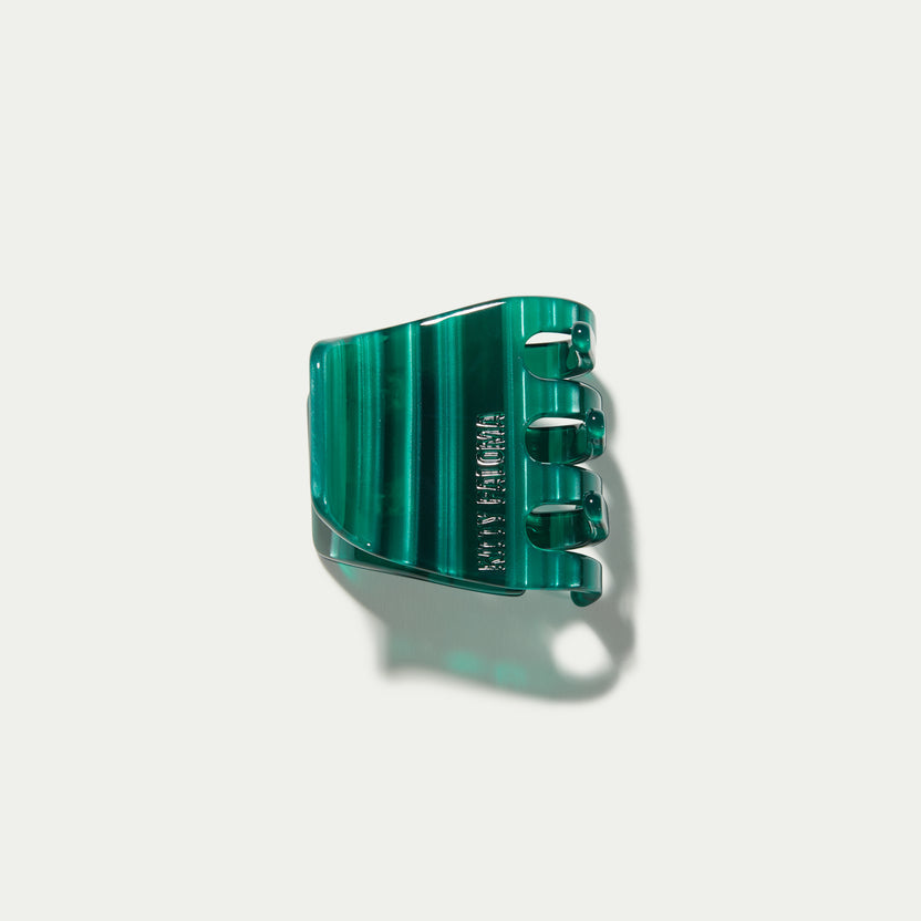 Petite Claw Clip - Malachite