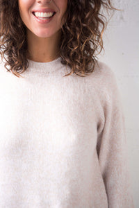Classic Alpaca Jumper: Oat