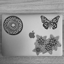 Load image into Gallery viewer, Butterfly Sticker Black
