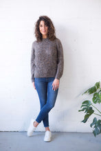 Load image into Gallery viewer, Classic Alpaca Jumper: Brown Marle
