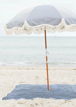 Load image into Gallery viewer, Beach Blanket - Lauren&#39;s Navy Stripe
