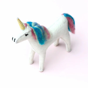Felt Rainbow Unicorn Toy