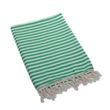 Load image into Gallery viewer, Mediterranean Turkish Towel - GREEN

