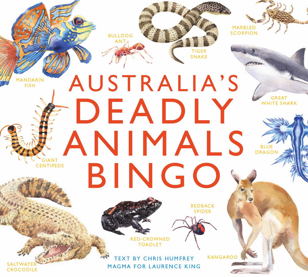 Australia’s Deadly Animals Bingo