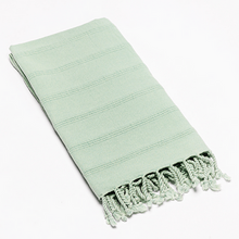 Load image into Gallery viewer, Stonewash Turkish Towel - SEAGRASS
