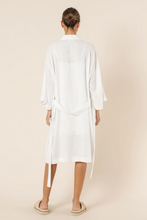 Load image into Gallery viewer, Nude Lounge Linen Robe (White)
