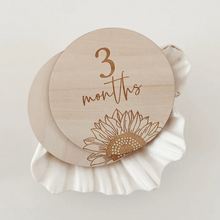Load image into Gallery viewer, Wooden Milestone Set - Sunflower
