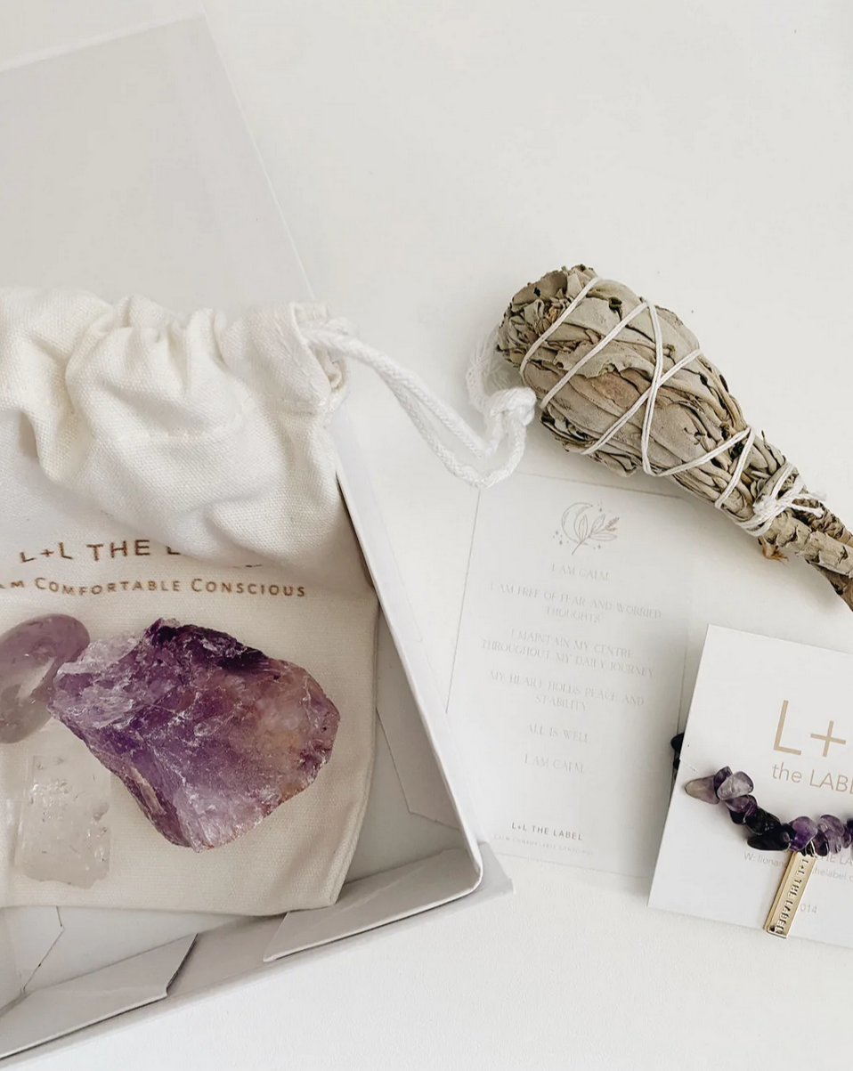'I Am Calm' Crystal Gift Set