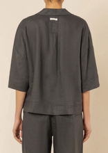 Load image into Gallery viewer, Lounge Linen Shirt - Coal
