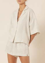 Load image into Gallery viewer, Lounge Linen Shirt - Natural
