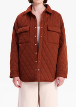 Load image into Gallery viewer, Filipa Quilted Jacket - Terracota
