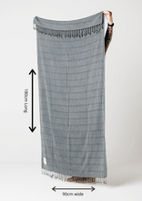 Load image into Gallery viewer, Stonewash Turkish Towel - SEAGRASS
